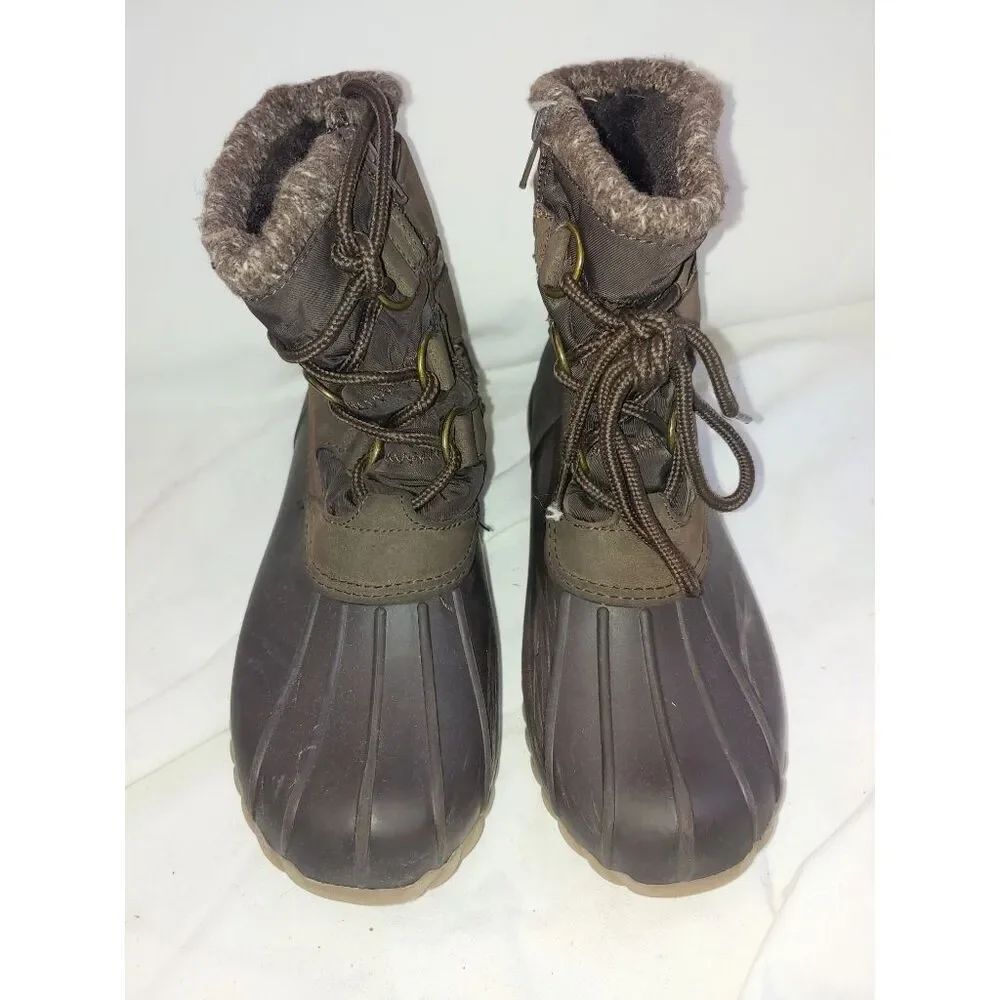 Baretraps FIANNA Womens Size 6M Brown Ankle Duck Boot.